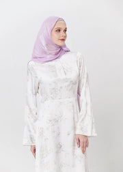 Grace Satin Hijab - Soft Lilac by Minnaba